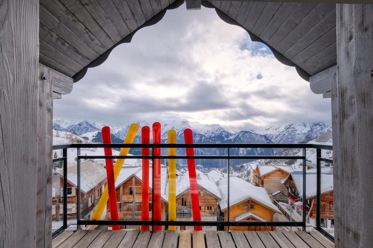 Hotel Popalp Alpe d'Huez Exterior foto